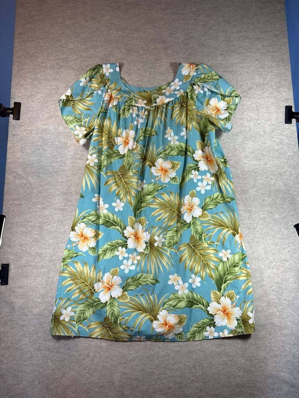 Puanani by RJC Made in Hawaii Tropical Floral Muumuu Dress Size 3XL